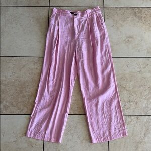 Zara Pink Pleated Pants